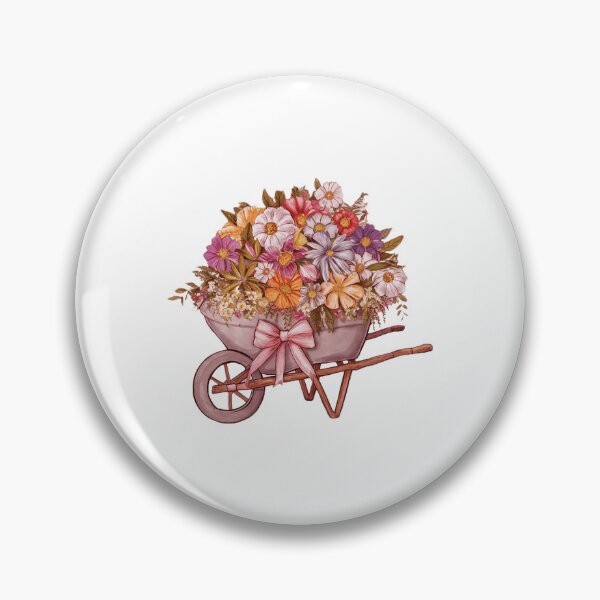 Item preview, wheelbarrow flowers designed and sold by reillybarrett.