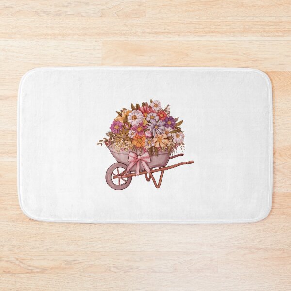 Item preview, wheelbarrow flowers designed and sold by reillybarrett.