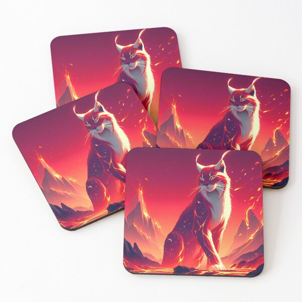 Item preview, Lava Fire Lynx, Ai Generated Art  designed and sold by ACC .