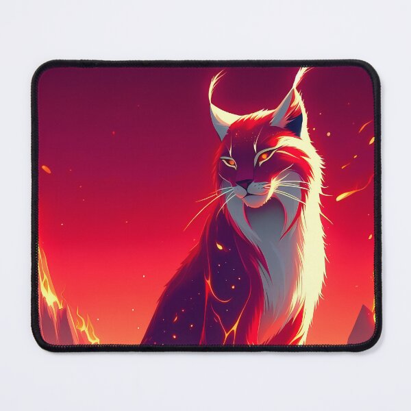 Item preview, Lava Fire Lynx, Ai Generated Art designed and sold by ACC .