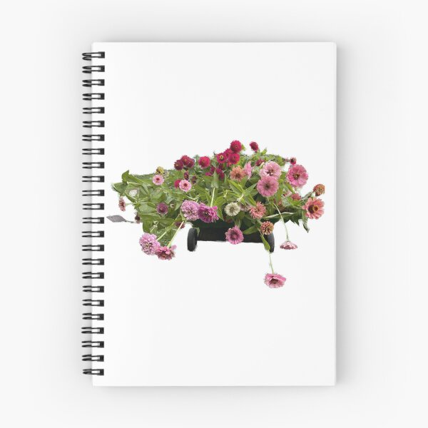 Item preview, Wheelbarrow full of Zinnia Flowers Active  designed and sold by reillybarrett.