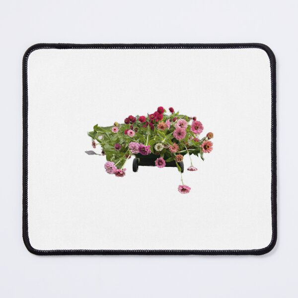Item preview, Wheelbarrow full of Zinnia Flowers Active  designed and sold by reillybarrett.