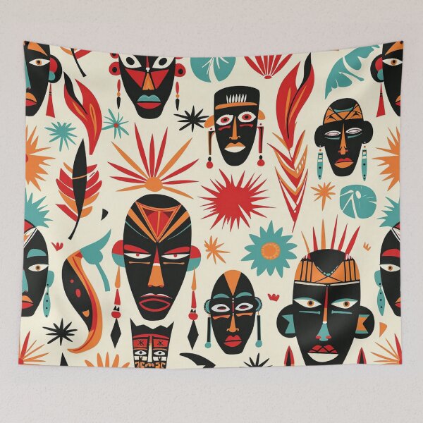 Item preview, Bold African Tiki Art designed and sold by mittie101.