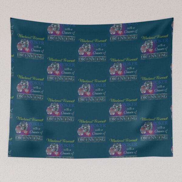 Item preview, Forecast Poker With A Chance Of Drinking Distressed  designed and sold by CrystalStroman.