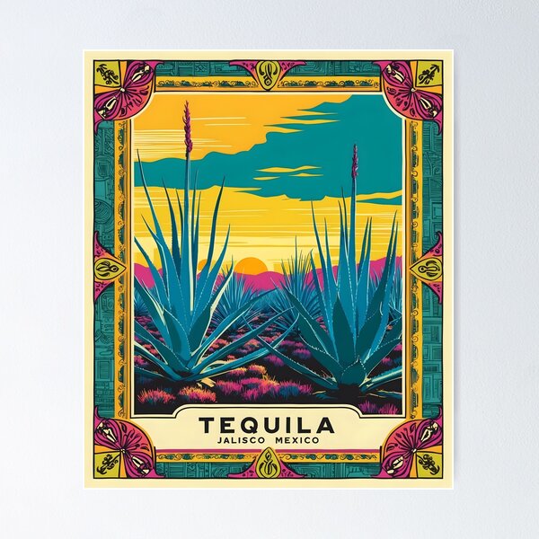 Item preview, Tequila Jalisco Mexico Vintage Travel Tourism designed and sold by TravelersGems.