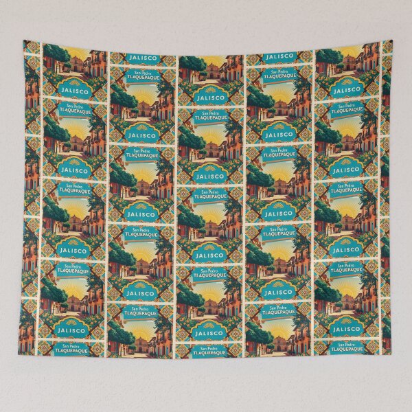 Item preview, San Pedro Tlaquepaque Jalisco Mexico Vintage Travel Tourism designed and sold by TravelersGems.