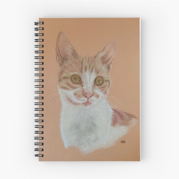 Item preview, Orange Cat Pastel Pencil Portrait designed and sold by AnalonsoArt.