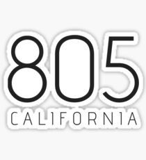CALIFORNIA 805 • BLACK Sticker
