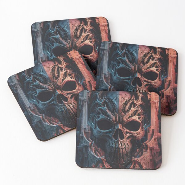 Item preview, Skull door. designed and sold by MyHappyArtShop.