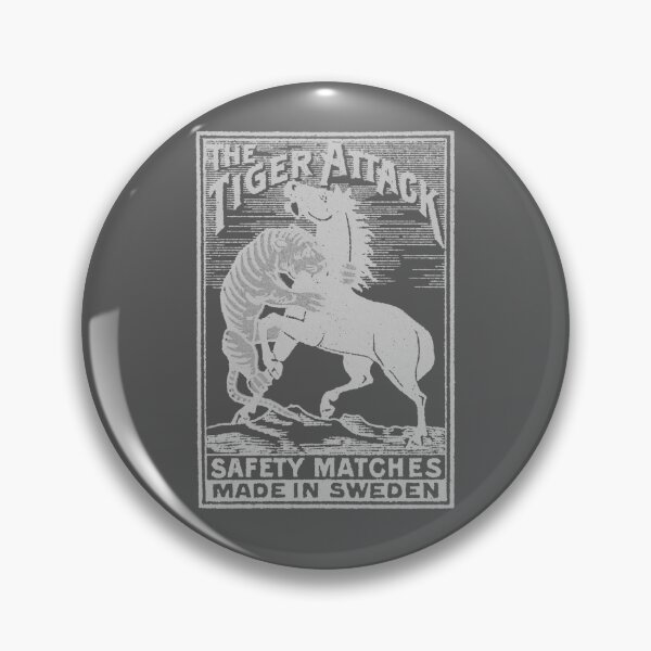 Item preview, Safety Matches Sweden Tiger Attack designed and sold by Yeaha.