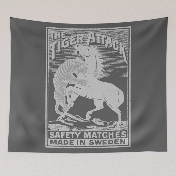 Item preview, Safety Matches Sweden Tiger Attack designed and sold by Yeaha.
