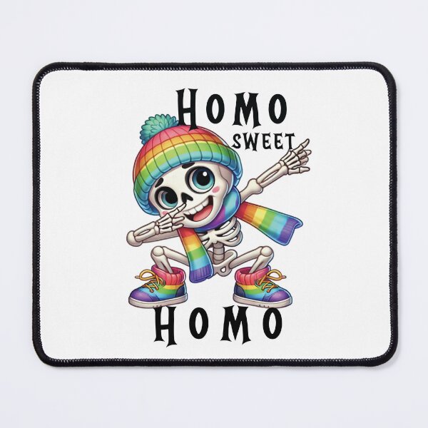 Item preview, Halloween LGBTQ+ Homo sweet homo Skeleton Dabbing designed and sold by millionair3.