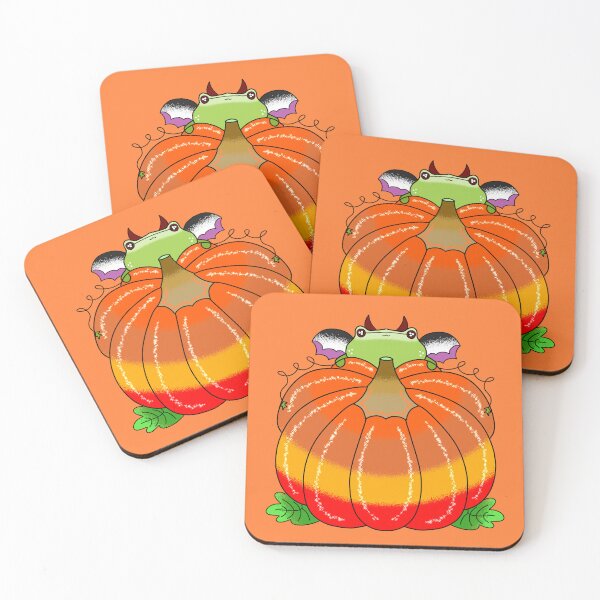 Item preview, Coolest pumpkin patch halloween vampire frog designed and sold by Quacktails.