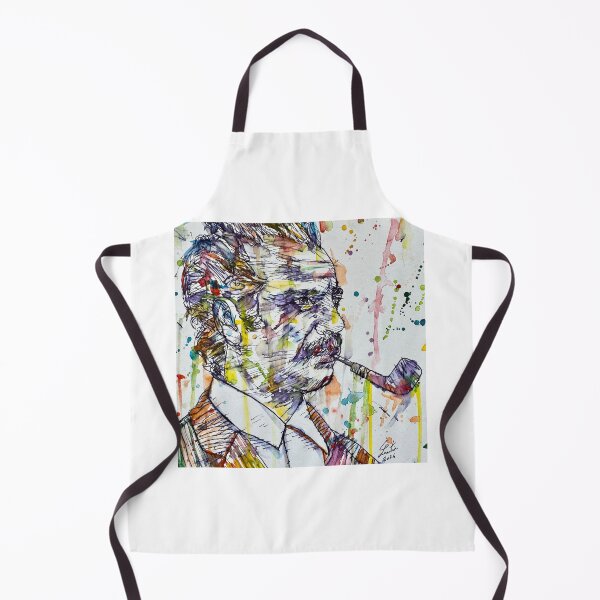 Item preview, GEORGES BRASSENS watercolor and ink portrait .2 designed and sold by lautir.