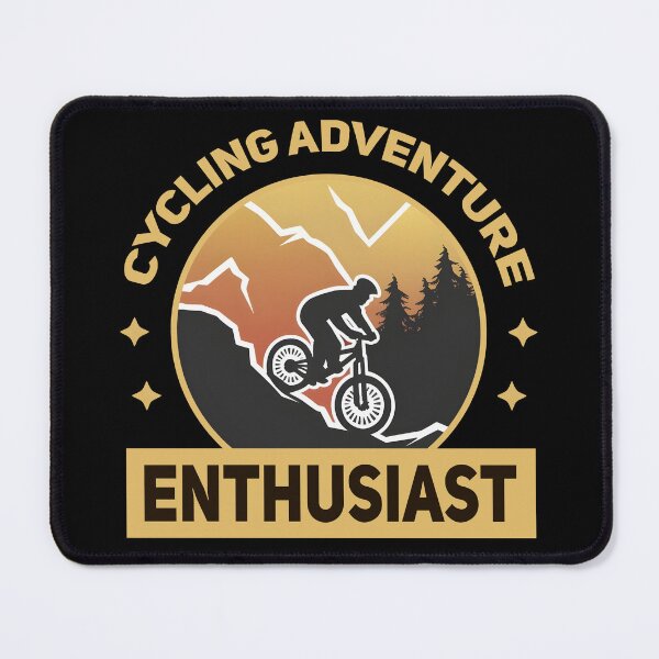 Item preview, Cycling Adventure Enthusiast Mountain Biking for cyclists designed and sold by KLArtzStore.