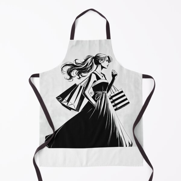 Item preview, Stylish woman shopping designed and sold by Thomas-Arts.