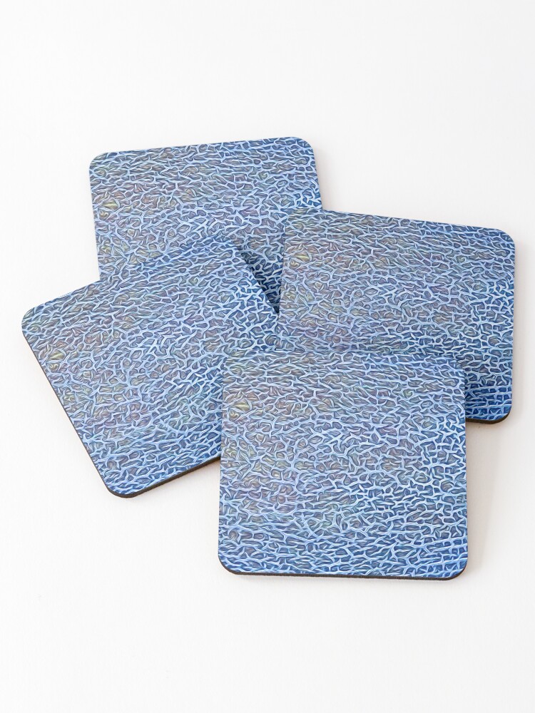 Thumbnail 1 of 5, Coasters (Set of 4), abstract melon pattern designed and sold by IgorKovalenko.