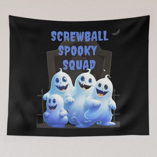 Item preview, Screwball Spooky Squad - Cute Ghost - Halloween Design designed and sold by signshirtz.