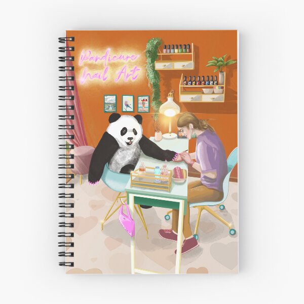 Item preview, Pampered Panda: Unique Nail Art Experience at Pandicure Salon! designed and sold by Pandositive.