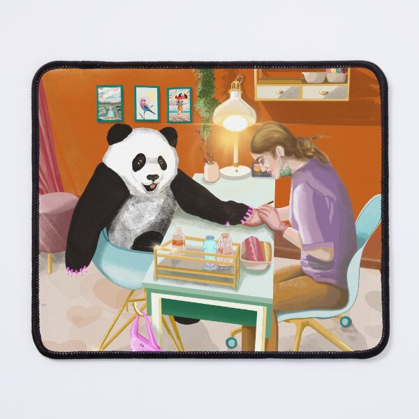 Item preview, Pampered Panda: Unique Nail Art Experience at Pandicure Salon! designed and sold by Pandositive.