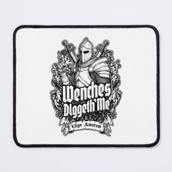 Item preview, Wenches Diggeth Me Funny Knight Medieval Jousting Crest designed and sold by GrandeDuc.