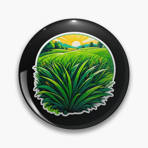 Item preview, Green Lush Meadow at Sunrise designed and sold by artwaves.