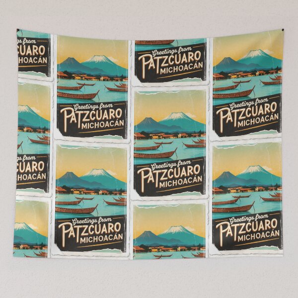 Item preview, Patzcuaro Michoacan Mexico Magic Town Postcard Vintage Travel designed and sold by TravelPostcardGems.