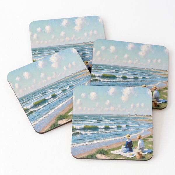 Aperçu de l'œuvre Impressionist Dutch Master Style Beach Paintings B1-26 créée et vendue par MastersInColor.