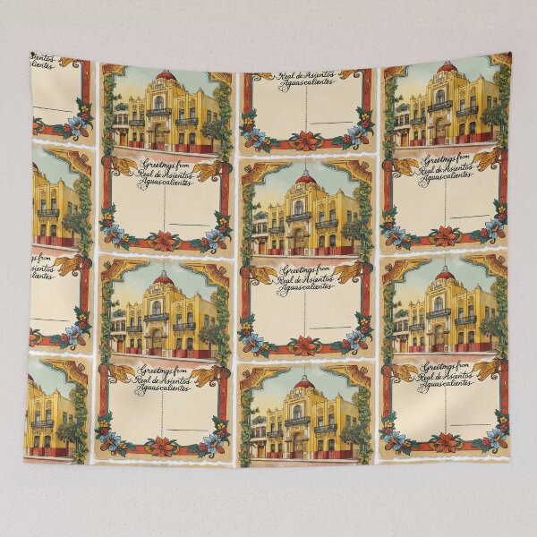 Item preview, Real de Asientos Aguascalientes Mexico Magic Town Postcard Vintage Travel designed and sold by TravelPostcardGems.