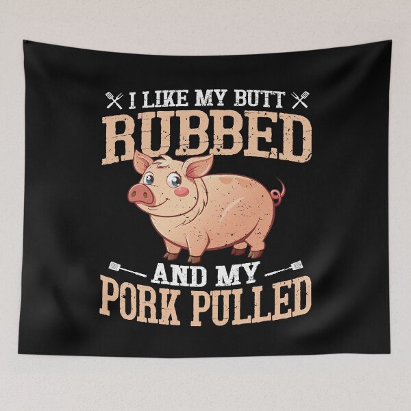 Item preview, Funny BBQ Pulled Pork designed and sold by Text2tee.