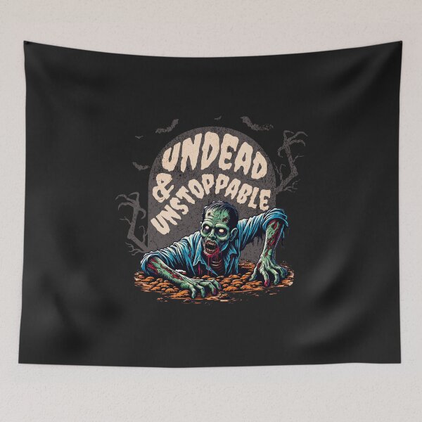 Item preview, Undead, Creepy Zombie Crawling Out Of Grave designed and sold by Mariana Piana.