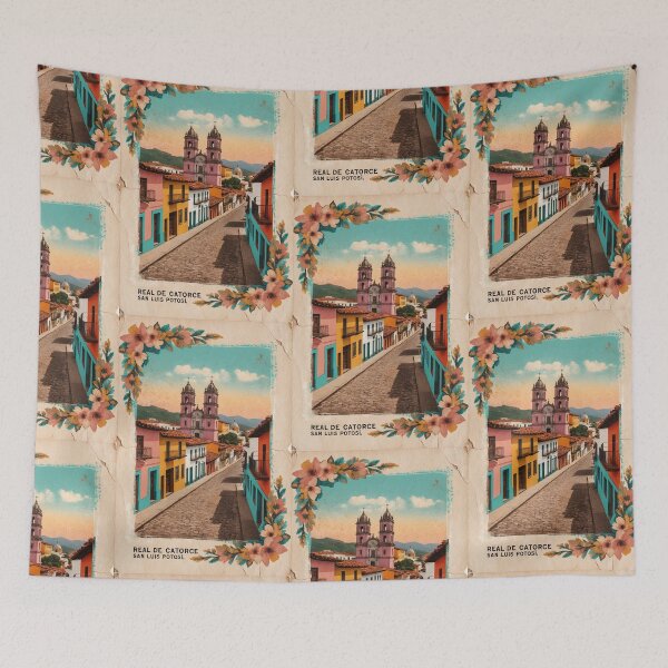 Item preview, Real de Catorce San Luis Potosi Mexico Magic Town Postcard Vintage Travel designed and sold by TravelPostcardGems.
