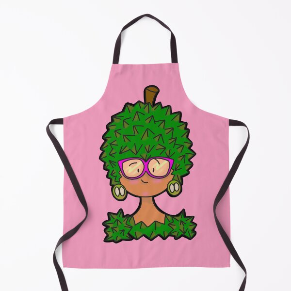 Item preview, Durian Head Exotic Asian Fruit Kawaii Cute Girl designed and sold by chocolatefund.