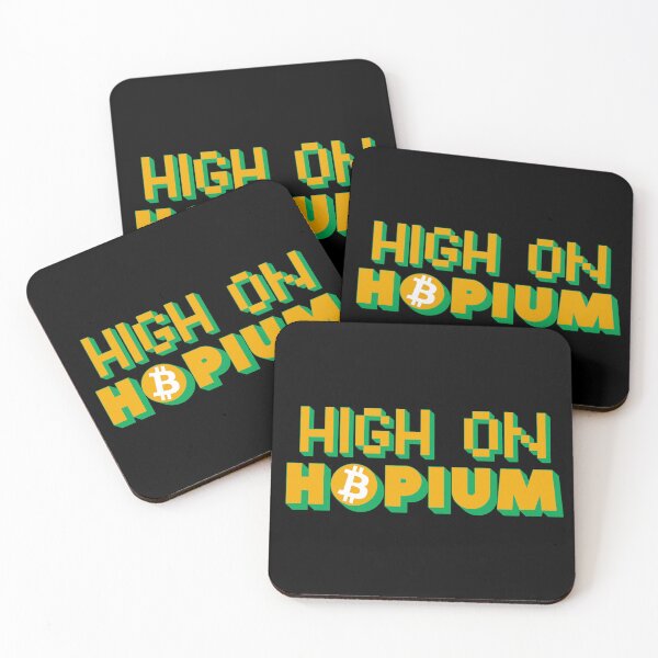 Item preview, High on Hopium, gift for crypto investor designed and sold by TaraGbear.