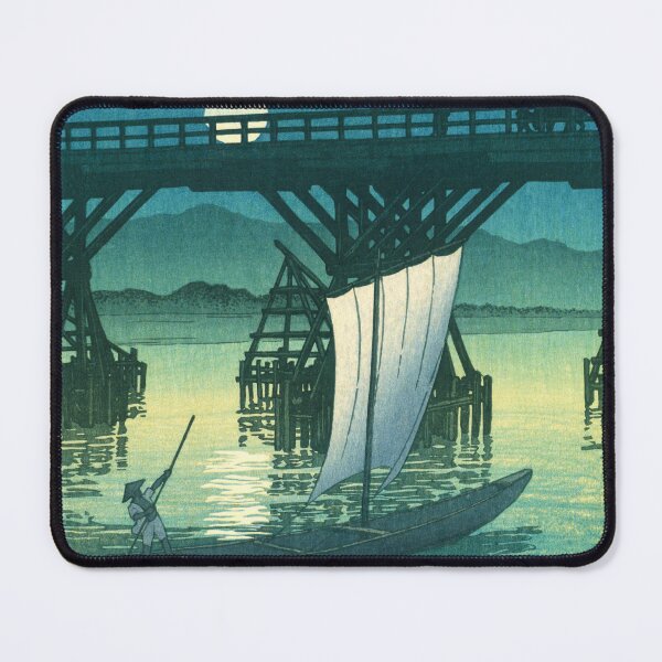 Item preview, Tabi miyage dai nishu, Ojiya Asahibashi by Kawase Hasui Ukiyo-e Japanese Art designed and sold by tjj68.