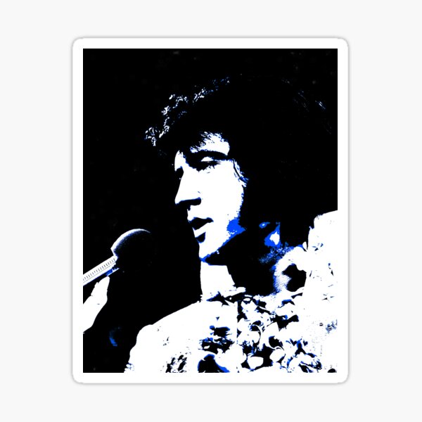 Vista previa del artículo con la obra «Elvis 1973 en concierto», diseñado y vendido por outofnature.