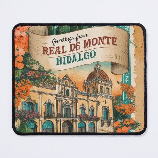 Item preview, Real de Monte Hidalgo Mexico Magic Town Postcard Vintage Travel designed and sold by TravelPostcardGems.