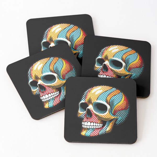 Item preview, Pop Art Skull designed and sold by LaNadaYFundante.