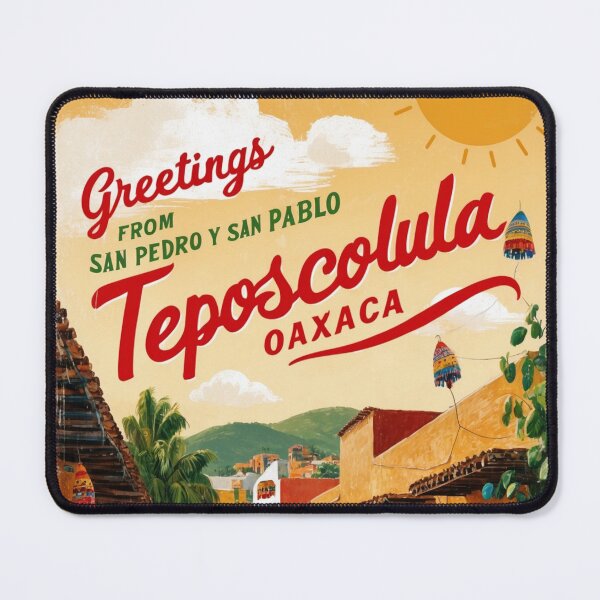 Item preview, San Pedro y San Pablo Teposcolula Oaxaca Mexico Magic Town Postcard Vintage Travel designed and sold by TravelPostcardGems.