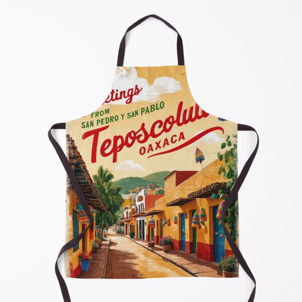 Item preview, San Pedro y San Pablo Teposcolula Oaxaca Mexico Magic Town Postcard Vintage Travel designed and sold by TravelPostcardGems.