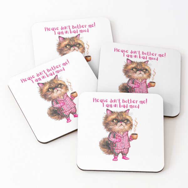 Item preview, cat Please don't bother me I am in bad mood designed and sold by mj200.