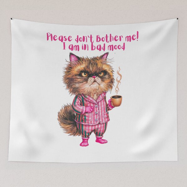 Item preview, cat Please don't bother me I am in bad mood designed and sold by mj200.