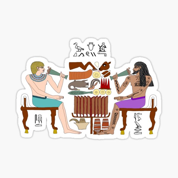 Egyptian Gentlebeard - Good Food Sticker