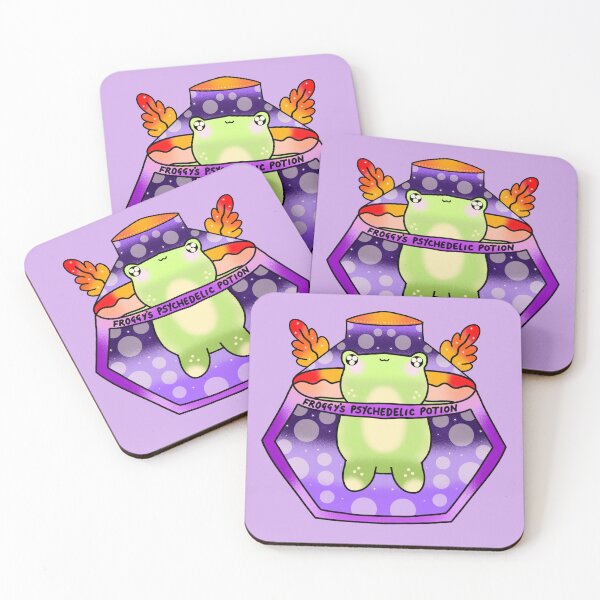 Item preview, Magic potion witch cute halloween frog designed and sold by Quacktails.