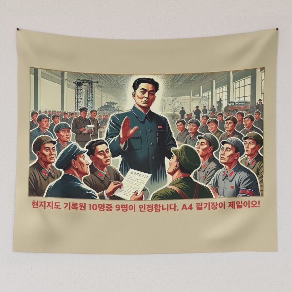 Item preview, “9 out of 10 On-Site Guidance Notetakers Agree, A4 Size Notepads Are Best!” DPRK North Korea designed and sold by dqb1242.