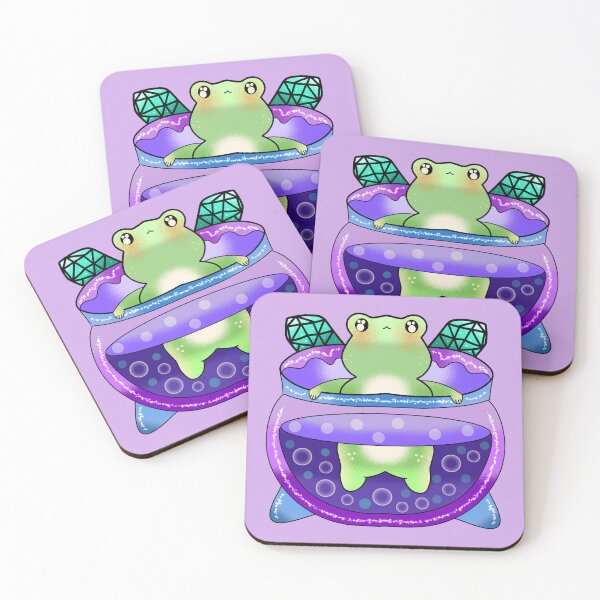 Item preview, Magical potion witch cute halloween frog designed and sold by Quacktails.