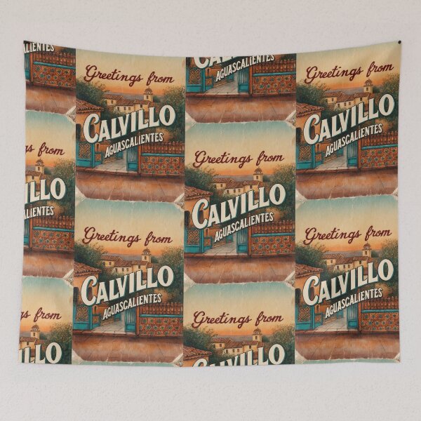Item preview, Calvillo Aguascalientes Mexico Magic Town Postcard Vintage Travel designed and sold by TravelPostcardGems.