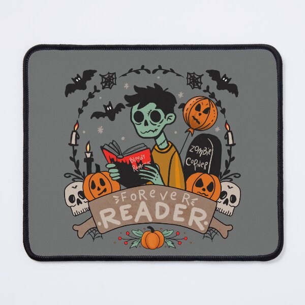 Item preview, Zombie reader bookish halloween designed and sold by BosskaDesign.