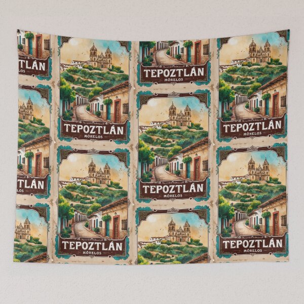 Item preview, Tepoztlan Morelos Magic Town Postcard Vintage Travel designed and sold by TravelPostcardGems.