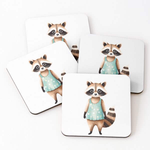 Item preview, Artistic Watercolor Raccoon designed and sold by Victoria Riabov.